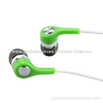 High quality smartphone in-ear earphone of multiple colors with package